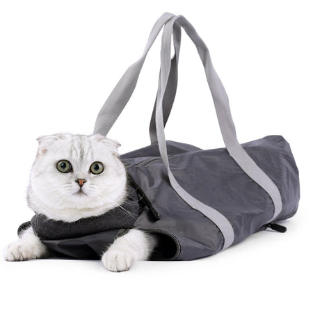 Anti-Scratch And Bite Cat Travel Bag With Double Lining - Stylish And Secure Pet Carrier-5